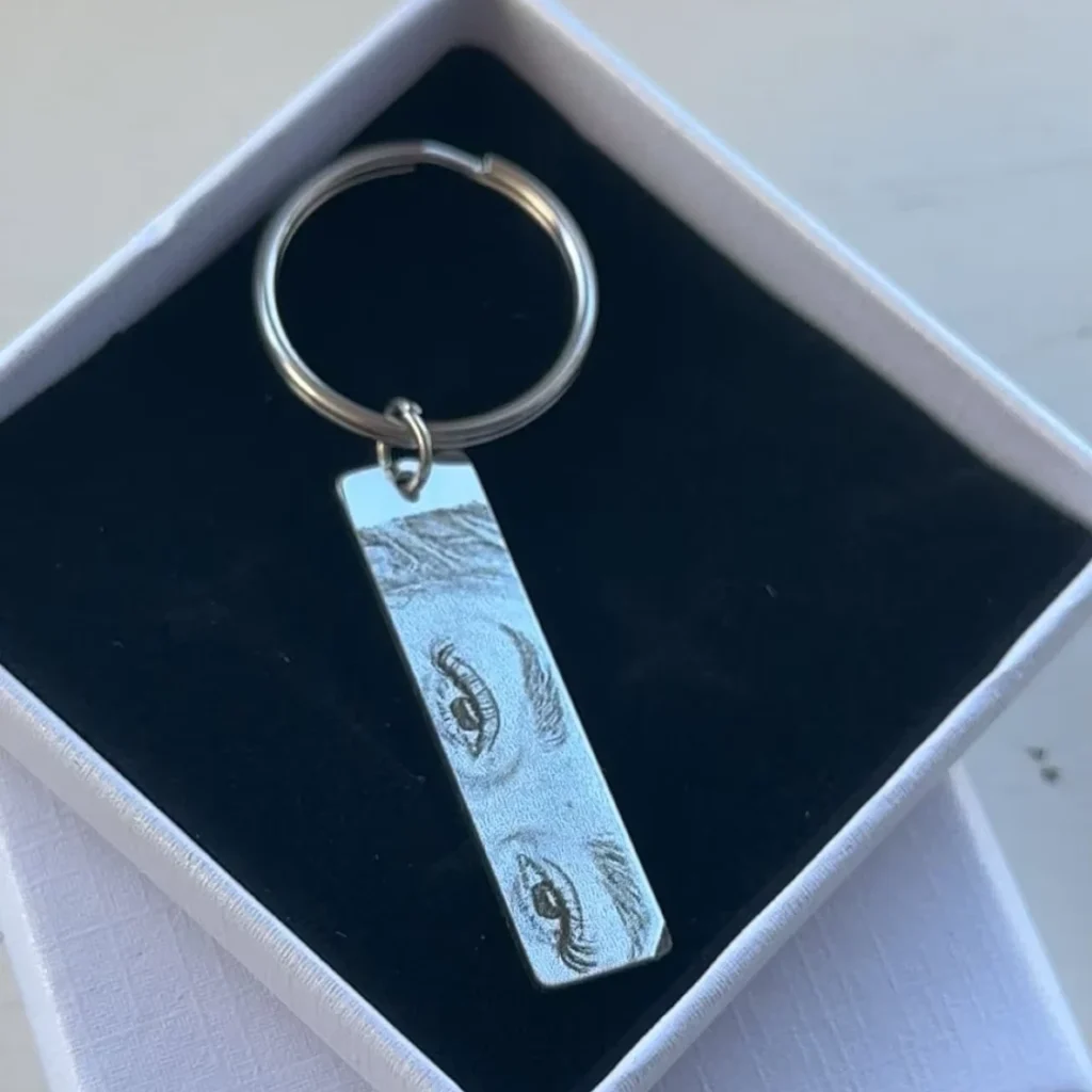 engraved photo keychain review