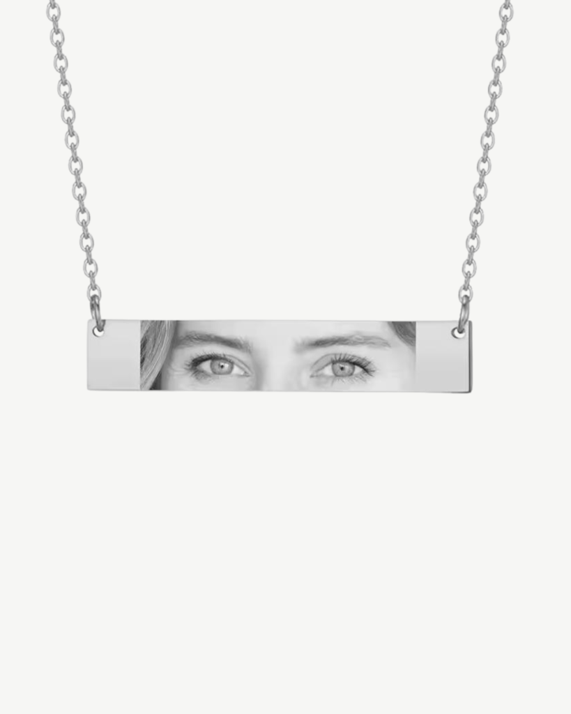 Custom Eyes Photo Necklace