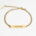 Custom Message Engraved Bracelet