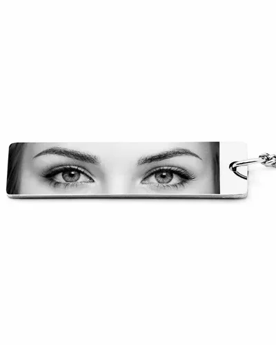Engraved Eye Keychain – Gift for Lover