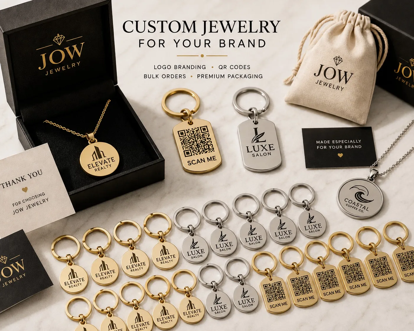 Jewelry engraving and custom packaging