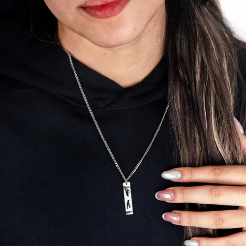 Printed Eye Necklaces for Couples - Image 4