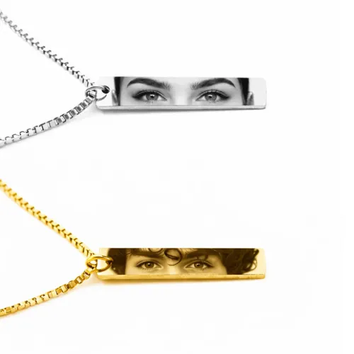 Printed Eye Necklaces for Couples - Image 2