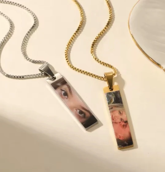 color eye necklace gold and silver variants