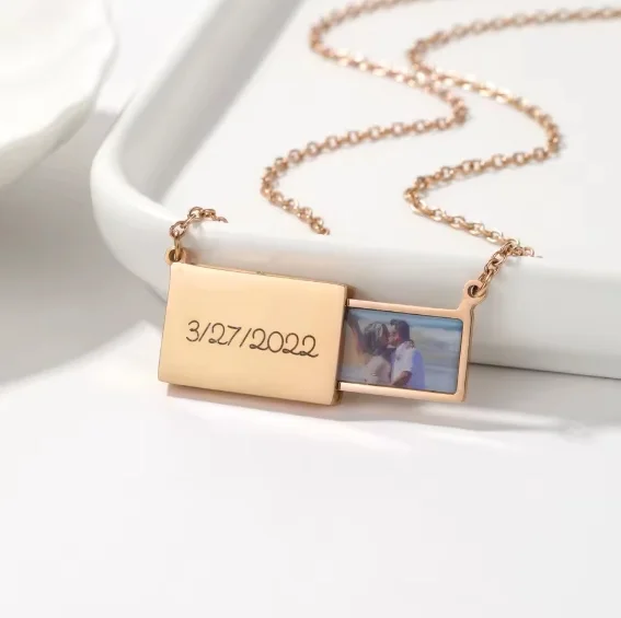 peronalized Photo Locket Necklace